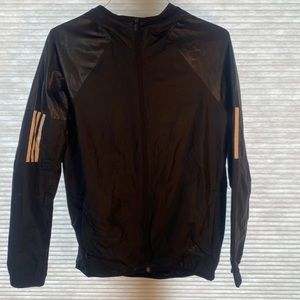 Adidas men’s lightweight running shell /windbreaker  black new without tags